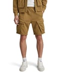 G-STAR RAW Men's Rovic Sweat Shorts, Brown (dk fawn D24452-D566-7172), XXL