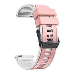 20 mm 22 mm silikonrem för Samsung Galaxy Watch 5 Pro 45 mm/4 40 mm 44 mm/Classic 42 mm 46 mm/Gear S3 Frontier Sport Bands Bälte Pink white Watch 5 Pro 45mm