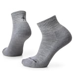 Smartwool Everyday Solid Rib Ankle Socks, Chaussettes côtelées unies de tous les jours Mixte, Light Gray,
