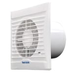 Vent-Axia Silhouette 100T 4"/100mm Axial Bathroom Extractor Fan With Timer