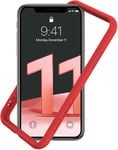 Coque Bumper Compatible Avec [Iphone 11 / Iphone Xr] | Crashguard Nx - Protection Fine Personnalisable - Absorption Des Chocs [Sans Bpa] - Rouge