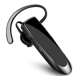 Bluetooth -hörsnäcka trådlöst handsfree-headset-svart