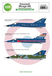 ArtScale Kit Mirage III E French Air Force part 4 D72028-1/72