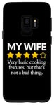 Galaxy S9 Funny Saying My Wife Very Basic Cooking Features Sarcasm Fun Case