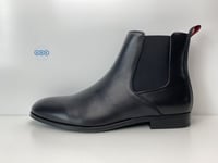 Hugo Boss Boheme Polished Leather Chelsea Boots Shoes UK Size 10 EUR 44 New