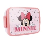 My sweety pop - Boîte à goûter - Lunch box – Minnie Mouse - Pour enfant - Crèche - Maternelle - Ecole - Vacances - Repas - 16 cm - Pour Fille - Rose - Idée Cadeau