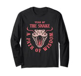 Year Of the Snake. A Path Of Wisdom. Cinese New Year Costume Long Sleeve T-Shirt