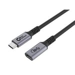 USB-C förlängningskabel, USB 3.2 Gen 2x2, 100 Watt, 2 m