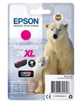 Epson 26XL Polar Bear Magenta High Yield Genuine, Claria Premium Ink Cartridge