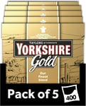 Yorkshire Gold Tea, 80 Tea Bags (Pack of 5, total 400 Teabags)