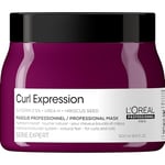 L'Oréal Professionnel, Masque Riche Hydratant Intensif, Cheveux Bouclés à Crépus, Nourrit, Démêlant, Apporte Brillance et Toucher Soyeux, Curl Expression, Serie Expert, 500 ml