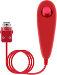 Manette Nunchuck Filaire Basée Sur Le Mouvement Pour Nintendo Wii Console Jeu Vidéo Couleur Rouge