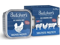 Butcher's Original Mix Flavours Saftig Lever- Eller Njurpastej Hundmat 4 X 150G