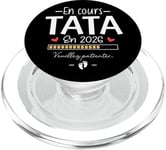 Tata en Cours 2026 - Annonce Grossesse 1er Bébé à Venir PopSockets PopGrip pour MagSafe