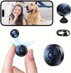 Mini Caméra Espion, WiFi 1080P HD Mini Caméra de Surveillance Interieur/Extérieur sans Fil avec Audio et Vidéo, avec Enregistrement Longue Batteries, pour l'extérieur/intérieur