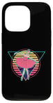 Coque pour iPhone 13 Pro Ballerine rétro futuriste Synthwave Vaporwave Ballet Pop