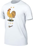 Nike Men's Shirt FFF M NK Crest Tee, White, FV8583-100, XL