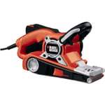 BLACK+DECKER Ponceuse à Bande 720 W KA88-QS Poignée Réglable pour les Travaux de Bricolage en Bois