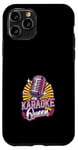 Coque pour iPhone 11 Pro Karaoké Queen Karaoké Chanteur Microphone Karaoké