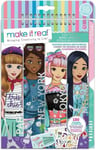 Make It Real 2903205, sketchbook, city style, fashion design book for children,