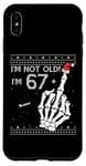 Coque pour iPhone XS Max 67 + 1 Flip Off Middle Finger - Funny Skull 68th Birthday