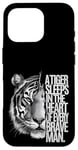 iPhone 16 Pro Wild Tiger in Man Predator Cat Wild Cat Tiger Head Case