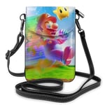 Mario Game Super téléphone Sac à Main Femmes Sacs à bandoulière Femmes Sac à Main en Cuir téléphone Portable étui Portefeuille Sacs à bandoulière