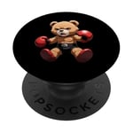 Meilleur art de boxe pour enfants, hommes, femmes, gants de boxe, ours de sport PopSockets PopGrip Adhésif