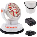 Yard Force - Ventilateur & Brumisateur 20V avec Vitesse et Angle de Ventilation Réglable - LF C36