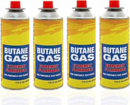 Premium Butane Gas Canisters - EN417 Camping Stove, Blowtorch, BBQ Gas Cartridge