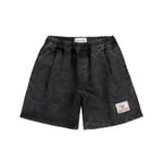 Bobo Choses Smiling Black Denim Bermuda Shorts Dark Grey | Grå | 10-11 years