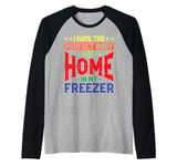 I Have The Perfect Body At Home In My Freezer Raglan Baseball Tee