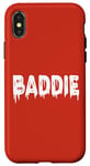 Coque pour iPhone X/XS BADDIE Style horreur