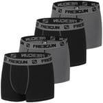 Boxers Freegun  Lot de 4 Boxers garçon coton Gris