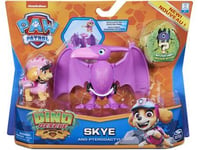 Set Pat Patrouille Dino : Stella Et Son Pterodactyl + Un Dinonaure Mystere - Figurine Chien