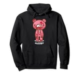 Gloomy Bear Naughty Grizzly Anime Fan Edgy Fantasy Gamer Pullover Hoodie