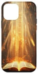 iPhone 12 mini Catholicism Open Bible Rays Spiritual Divine Case