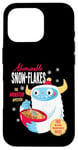 Coque pour iPhone 16 Pro Cute Abominable Yeti. Bigfoot hide and seek on Snow, Flake