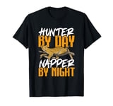 Hunter By Day Napper By Night Animal Mammal Zoologist T-Shirt