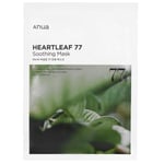 ANUA HEARTLEAF 77% SOOTHING SHEET MASK 25ml - Rauhoittava levynaamio