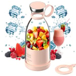 Blender Portable, 350ml Fresh Juice Mixer, avec USB Et Chargement sans Fil, pour Faire Jus de Fruits Milkshake et Smoothie, A59