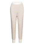 Angel Pants Stripe Bottoms Trousers Joggers Cream Moshi Moshi Mind