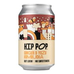 Hip Pop Kombucha Ginger & Yuzu - 330ml (Pack of 12)