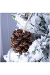 Hanging Pine Cone Decoration - Pack of 6