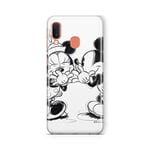 Original und offiziell Lizenziertes Disney Minnie i Mickey Copertura del telefono cellulare per Samsung A20e Adattato in modo ottimale alla forma dello smartphone, cover protettiva in silicone