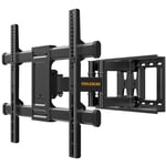 Perlegear TV Wall Bracket for 37-84 Inch Flat/Curved TVs up to 60kg Swivel Ti...