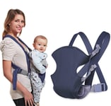 Thole Baby Carrier Breathable Front Facing Comfortable Sling Backpack Pouch Wrap Adjustable Safety Carrier,blue