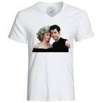 T-Shirt Homme Photo De Stars Célébrités John Travolta Et Olivia Newton Grease Original 5