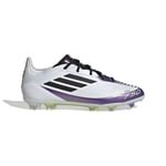 adidas F50 Messi Pro Fg Triunfo Estelar - Hvit/sort/lilla Barn - Gress (Fg), størrelse 34