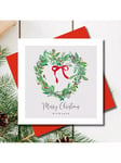 Marina B Designs Merry Christmas Heart Wreath Card